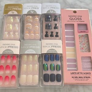 Dashing Diva - Magic Press and Gloss (lot of 7)